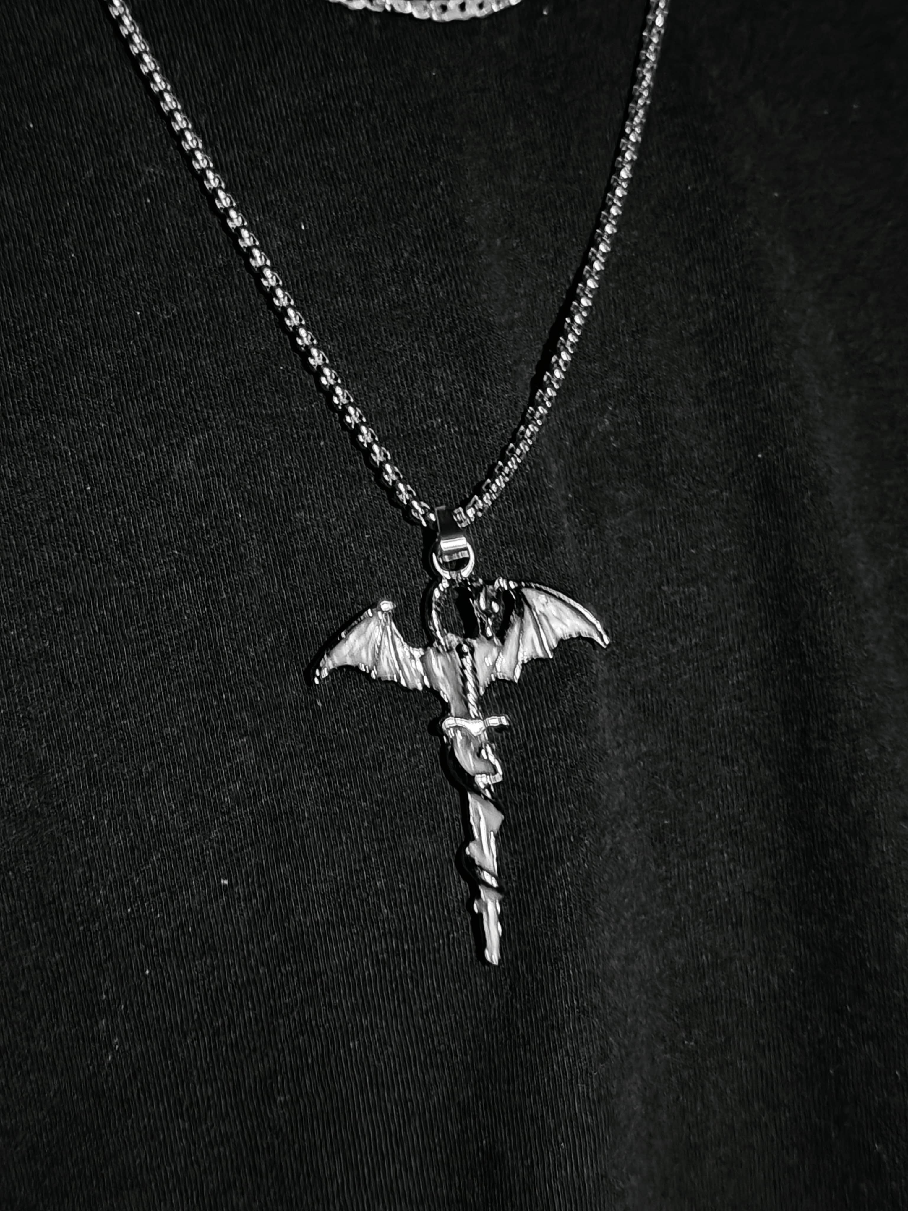 Gothic Dragon Pendant