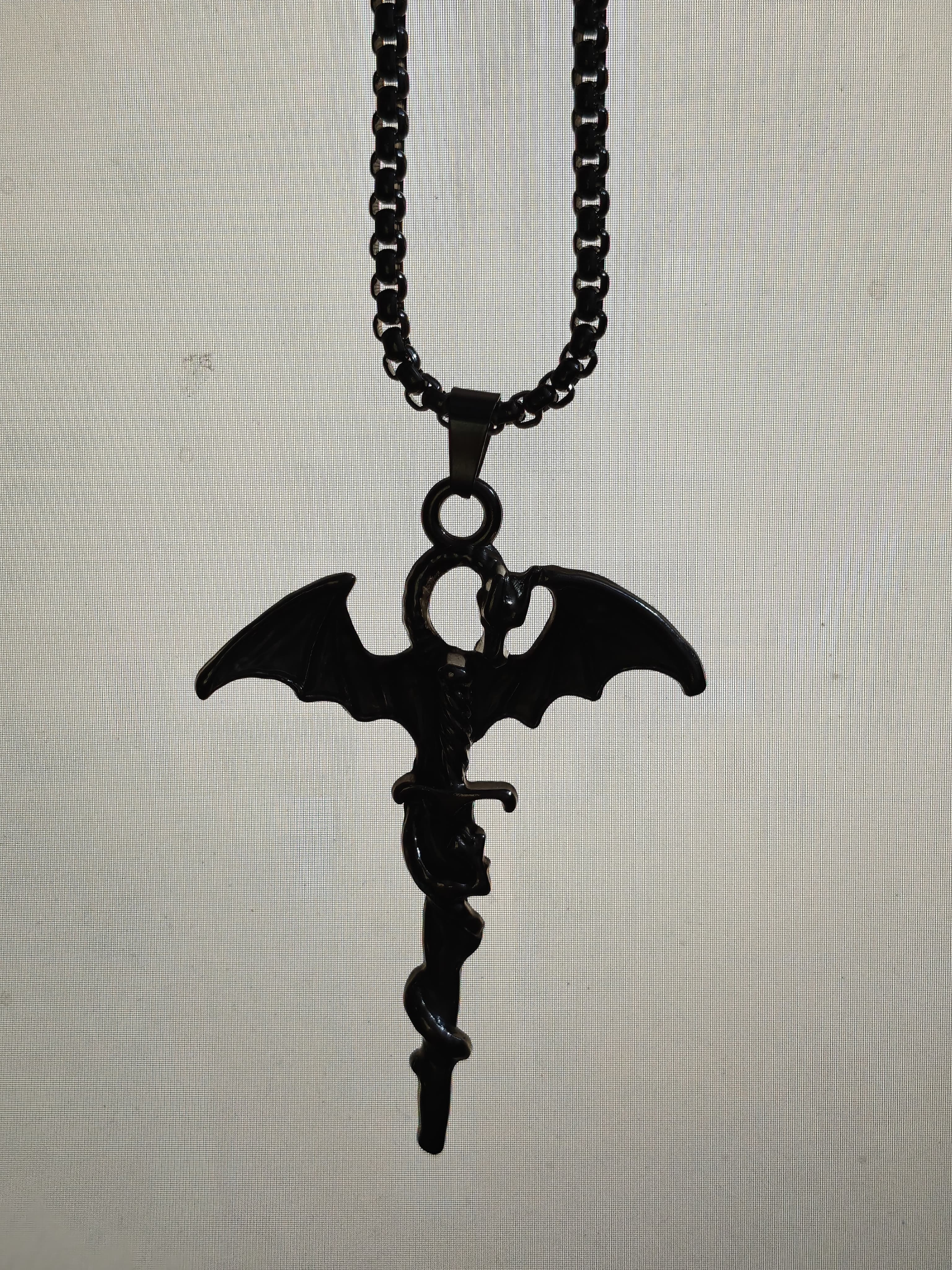 Gothic Dragon Pendant
