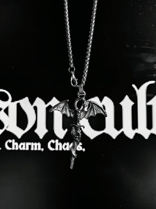 Gothic Dragon Pendant