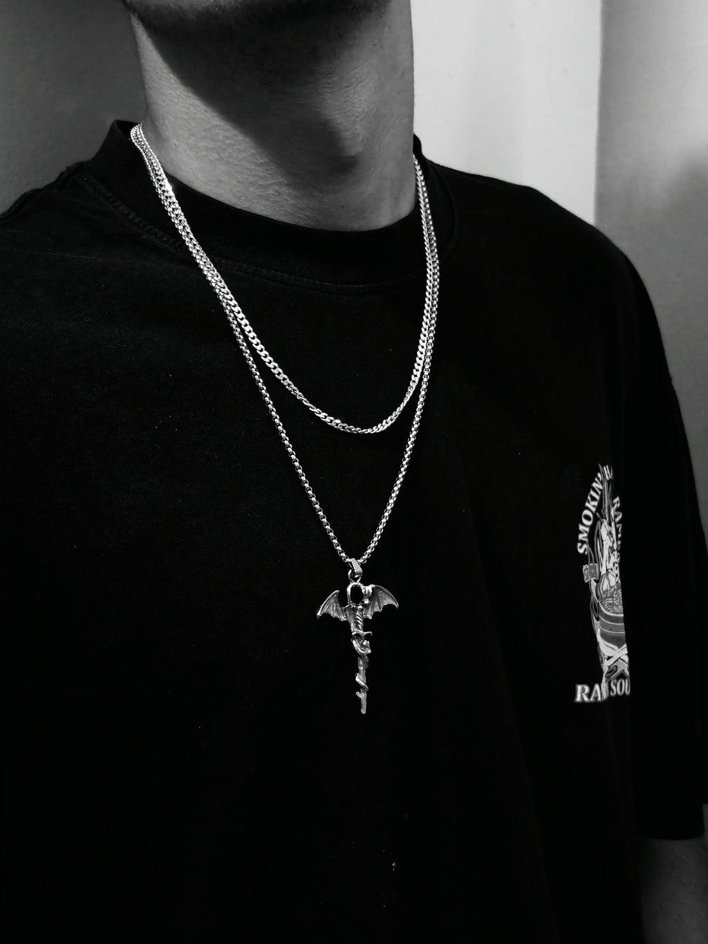 Gothic Dragon Pendant