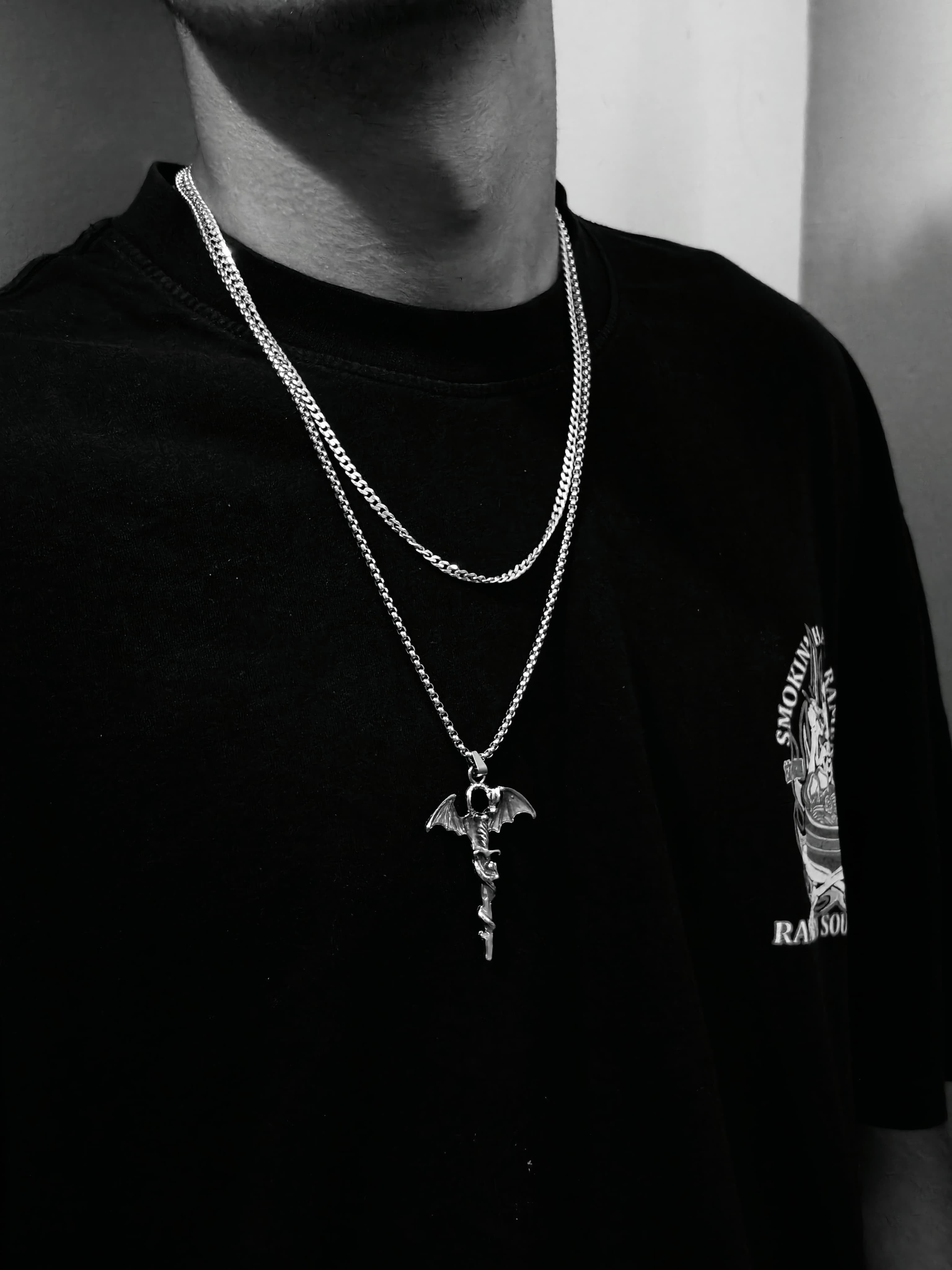 Gothic Dragon Pendant