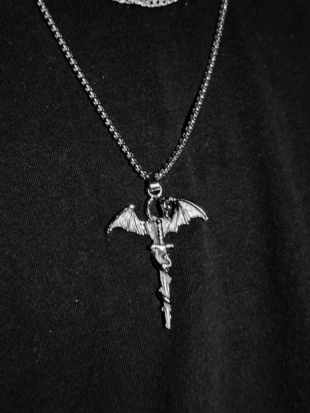 Gothic Dragon Pendant